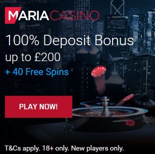 Maria Casino 100 Free Spins Maria Casino 100 Free Spins