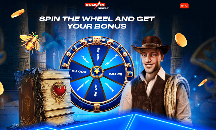 Vulkan Spiele Casino 100% Bonus and 100 free spins 