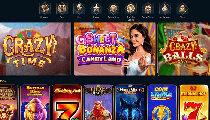 MonsterWin Slots, Live Table Games, and Jackpots 