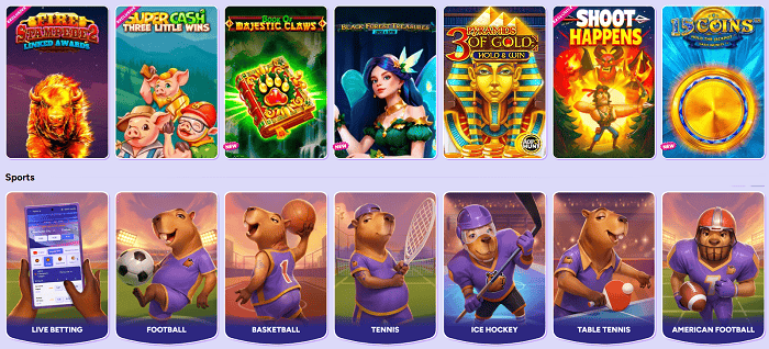Spinbara Casino Welcome Bonus and Free Spins 